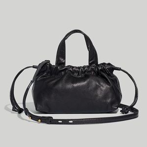 Madewell Leather The Piazza Mini Black Crossbody Bag - Used 1x!